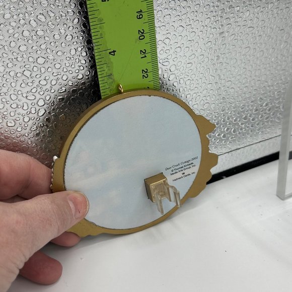 Hallmark Ornament Deer Creek Cottage 2002 Thomas Kincade Christmas Holiday - Picture 5 of 5